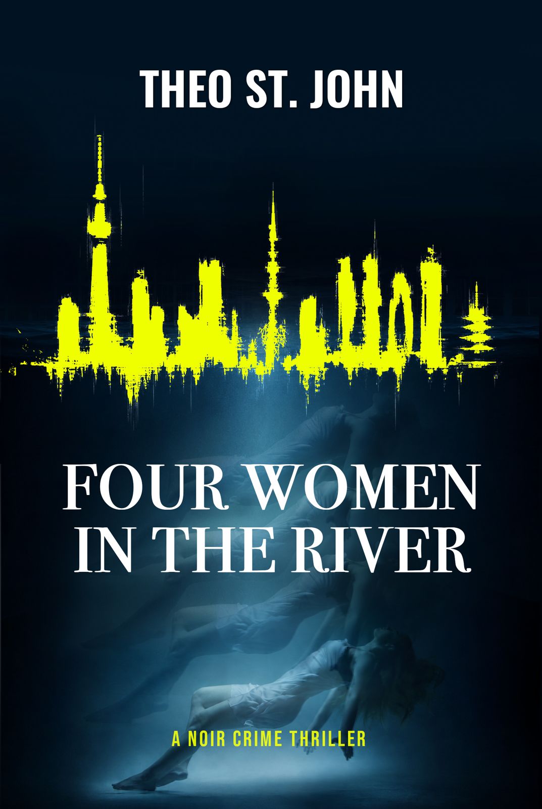 Four Women in the River, de Theo St. John - capa do segundo livro da Serie Emily Watson